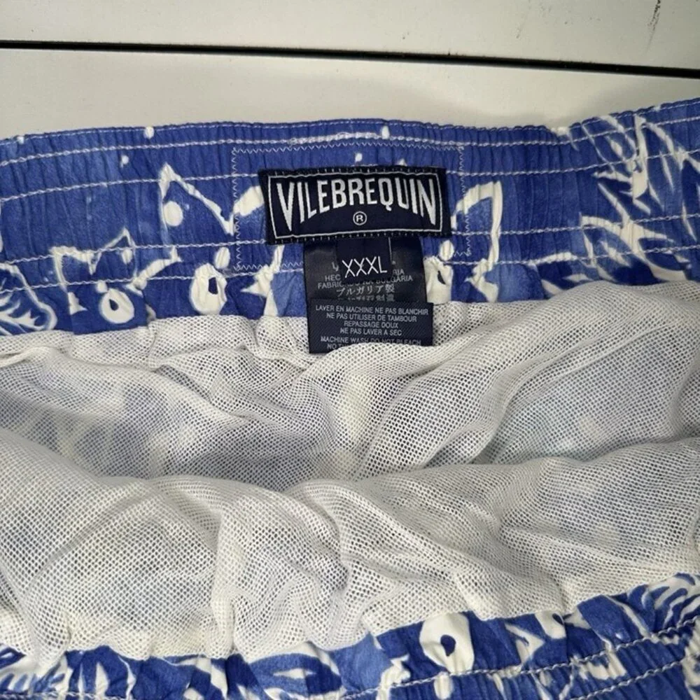 VILEBREQUIN Blue Swim Trunks Bathing Shorts XXL, 3XL $350